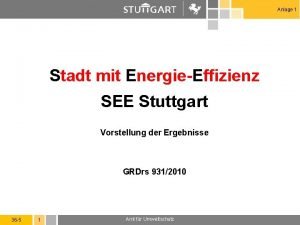 Anlage 1 Stadt mit EnergieEffizienz SEE Stuttgart Vorstellung