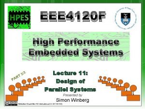 EEE 4120 F High Performance Embedded Systems R