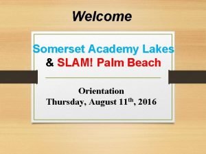 Somerset academy lakes & slam palm beach