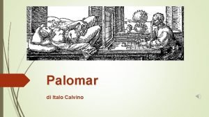 Palomar di Italo Calvino volendo evitare le sensazioni
