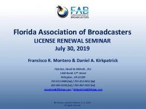 Florida association of broadcasters