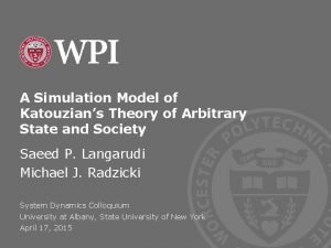 A Simulation Model of Katouzians Theory of Arbitrary