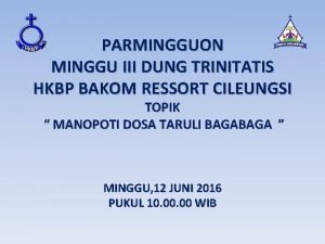 Manopoti dosa hkbp