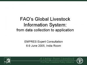 Livestock information system