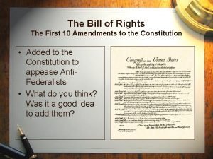 9th bill of rights