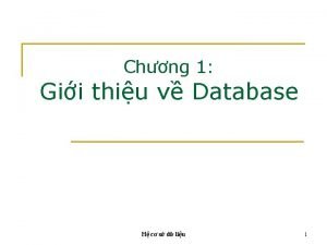 Mức view trong kiến trúc 3 mức