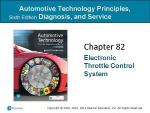 Automotive Technology Principles Sixth Edition Diagnosis and Service