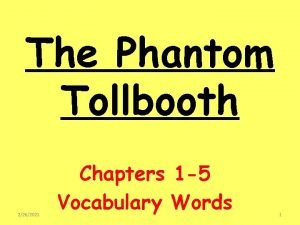 Phantom tollbooth questions chapter 1-5