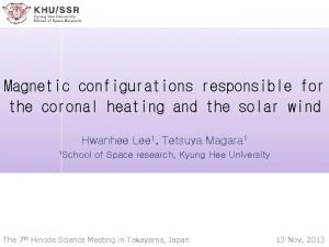 Magnetic configurations responsible for the coronal heating and