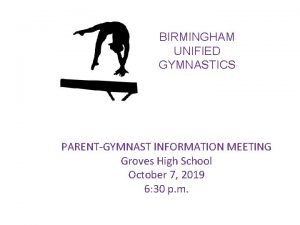 Birmingham unified gymnastics