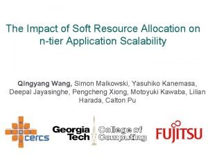 The Impact of Soft Resource Allocation on ntier