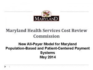 Maryland health services cost review commission