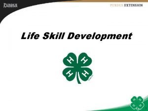 Objective of life skills