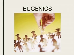 Eugenics definition