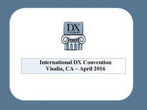 Visalia dx convention