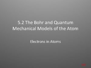 Quantum mechanical model