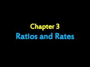 Chapter 3 Ratios and Rates Day 1 Expressing