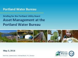 Portland water bureau