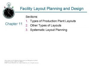 Layout planning and design