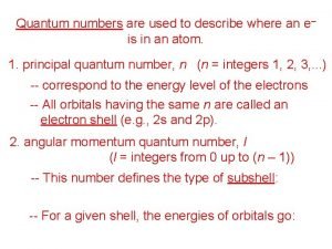 D orbital magnetic quantum number