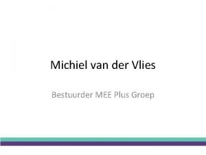 Michiel van der vlies