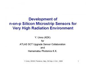 Development of nonp Silicon Microstrip Sensors for Very