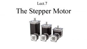 Stepper motor diagram