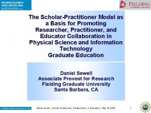 Scholar practitioner definition