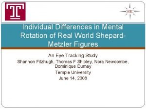Individual Differences in Mental Rotation of Real World