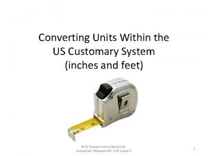 Inch units