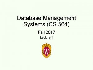 Cs 564 uw madison github