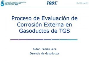 Proceso de Evaluacin de Corrosin Externa en Gasoductos