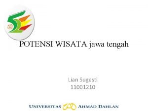 POTENSI WISATA jawa tengah Lian Sugesti 11001210 Dugderan