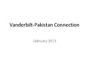 VanderbiltPakistan Connection February 2013 Fog by Carl Sandburg