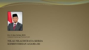 Drs H Ibnu Sadan M Pd Kakanwil Kemenag