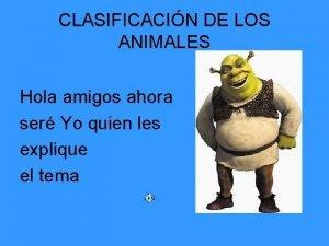Animales segun su habitad