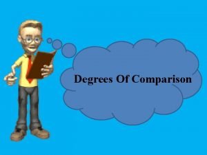 Tugas degree of comparison