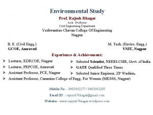 Importance of environmental studies