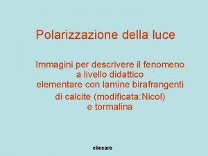 Immagine polarizzata