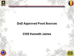 What is an approved food source