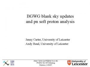 BGWG blank sky updates and pn soft proton
