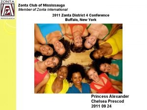 Zonta Club of Mississauga Member of Zonta International