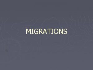 MIGRATIONS EXCHANGED That is a migration which gets