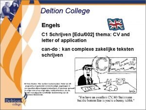 Deltion College Engels C 1 Schrijven Edu002 thema