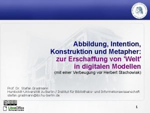 Abbildung Intention Konstruktion und Metapher zur Erschaffung von