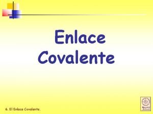 Enlace covalente