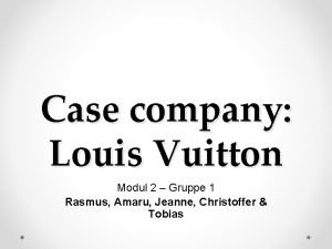 Louis vuitton gruppe