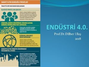 ENDSTR 4 0 Prof Dr Dilber Ula 2018