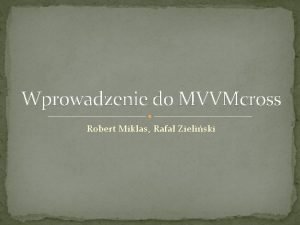 Mvvm cross