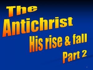 Antichrist revelation niv